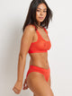 Kayser Be You Mesh Scoop Crop  - Flame