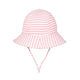 Bedhead Toddler Girls Bucket Hat Pink Stripe Sun Protection for Baby 6 to 12 Months 47CM