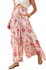 Ginger Bear Boutique Beautiful Flower Maxi Flowing Pants in Pink