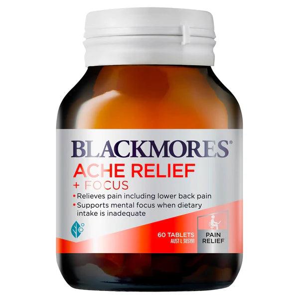 Blackmores Ache Relief + Focus 60 Tablets