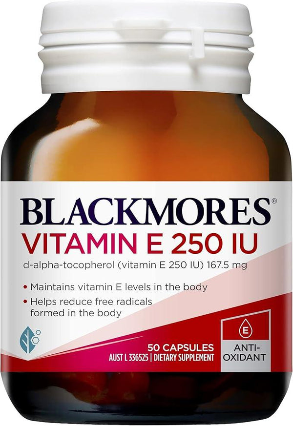 Blackmores E 250IU 50 Capsules