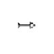 Bremick Fasteners Bolt & Nut Washer S/S CSK 1/4 x 2 2 Pack
