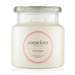 Conscious Candle Marshmallow 510g Soy Candle Twin Wick