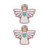 Splosh Angel Of Hope Keepsake Enamel Pin Rose Gold 2 Pack