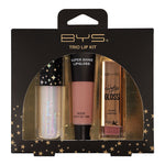 Bys Glitter Trio Lip Kit 3Pc Nude