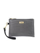 Serenade Leather Cosmo Vegan Flat Bag Swinger Handle CP02 1006