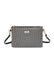 Serenade Leather Cosmopolitan Vegan Leather Crossbody Bag - Black/White