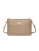 Serenade Leather Cosmopolitan Vegan Leather Cross Body Bag Rose Gold