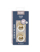BIBS Colour Night Glow Pacifier Vanilla Size 1 0 to 6 Months 2 Pack