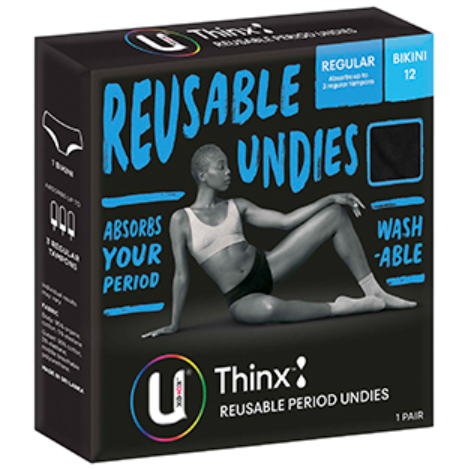 U by Kotex Thinx Reusable Period Undies Bikini Size 6-8 – Cosmetics Squad