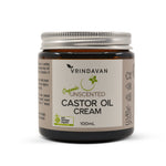 Vrindavan Castor Oil Cream Unscented for Face and Body 100ML