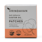 Vrindavan Self Adhesive Castor Oil Patches 20 Pieces