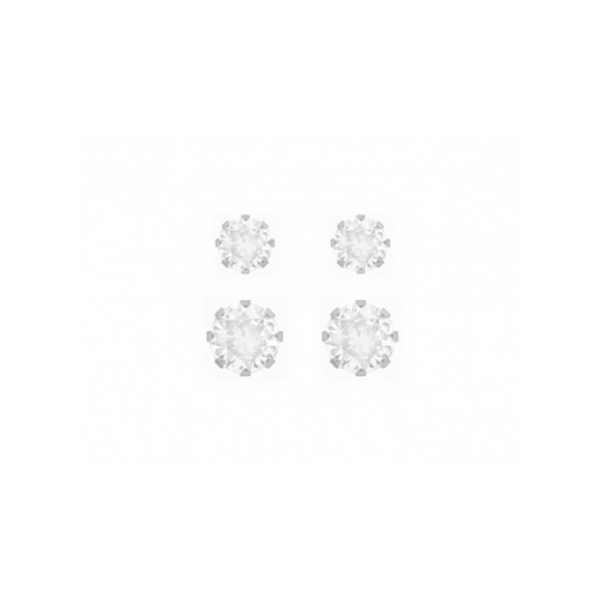 Adnohr Sensation Cz 3Mm/4Mm Set Rh 5710