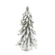 Christmas Complete Plastic Christmas Snowy Green Tree 29CM