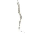 Theatre Seasonal Decor Silver Beaded Icicle 55CM