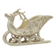 Resin Deer Sleigh Champagne 2 Pack