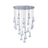 Rayne Collection - Round Cluster - W: 120cm H: 200cm - Chrome Chandelier