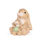 Holly And Ivy Rustic Etched Bunnies Cuddling