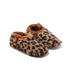 Archline Womens Closed Toe Orthotic Slippers Leopard Tan