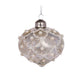 Mercury Scalloped Glass Drop Bauble Christmas Tree Ornament 14CM