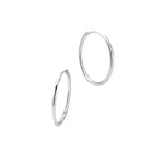 Zafino Delilah Hoop Large Silver