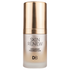 A pump bottle of Designer Brands Skin Renew Ceramide Foundation in a warm honey shade with a golden cap.