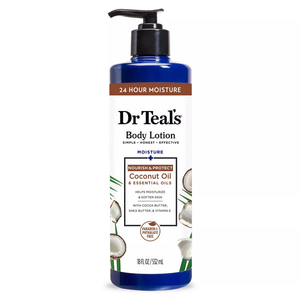 Dr Teal's Nourishing Coconut Oil Body Lotion - 532mL