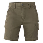 Eleven Workwear Fusion Knit Cargo Work Short Dirty Olive