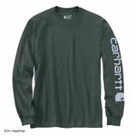 Carhartt Logo L/S T-Shirt Elm Heather