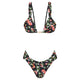 Escape to Paradise Ruched Bikini Set Tropical Bliss L