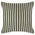 Escape to Paradise Cushion Cover With Piping Candy Stripe Eucalyptus 45CM X 45CM