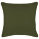 Escape to Paradise Cushion Cover With Piping Solid Eucalyptus 45CM X 45CM