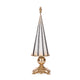 Holly and Ivy Black And Gold Striped Decorative Tree 44.2CM