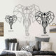 Hoagard Elephant Wall Art  3x51x51CM