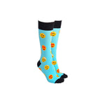 Sock Society Emoji Novelty Crew Socks Blue