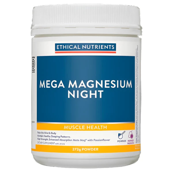 Ethical Nutrients Mega Magnesium Night Powder 272g