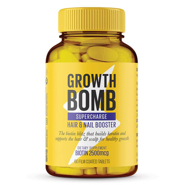 Growth Bomb Supercharge Hair Growth 60 Tablets