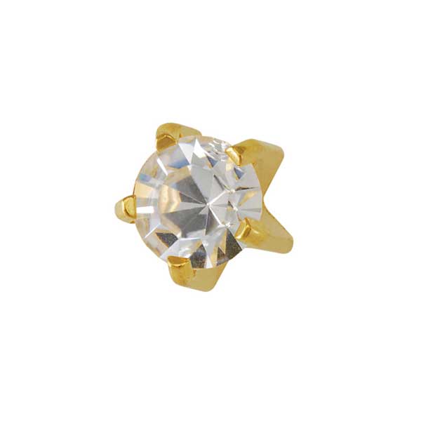 Rossan April Gold Clawset - Clear Crystal FD2043C