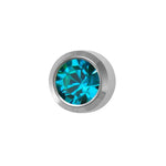 Rossan December Stainless Steel Bezel - Blue Zircon FD3051