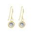 Rossan Hanging Round Cubic Zirconia Sterling Silver Drop Earrings Fe4256S