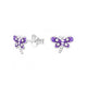 Studex Crystal Dragonfly Purple Earrings FE4430PU