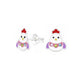 Rossan Rooster Earrings Novelty Farm Animal Earrings