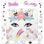 Snails Face Tattoos Unicorn Star