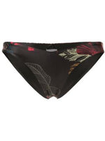 Duskii Fleur Deep V Bottom Black & Floral