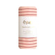 Fox & Fallow Strawberry Stripe Muslin Wrap Swaddle