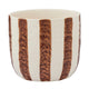 Rayas Ceramic Pot Tan 19CM x 17CM