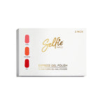 Selfie Nails Express Gel Polish Coral Tangerine Red