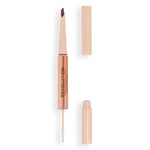Revolution Beauty Fluffy Brow Duo Medium Brown 0.2G and 2.5ML