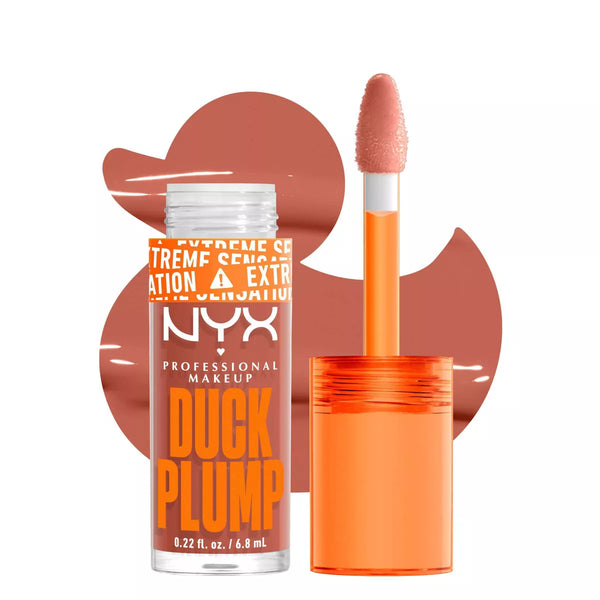 NYX Professional Makeup Duck Plump High Pigment Plumping Lip Gloss Apri Caught