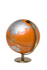 Gentlemen's Hardware World Globe Light Orange